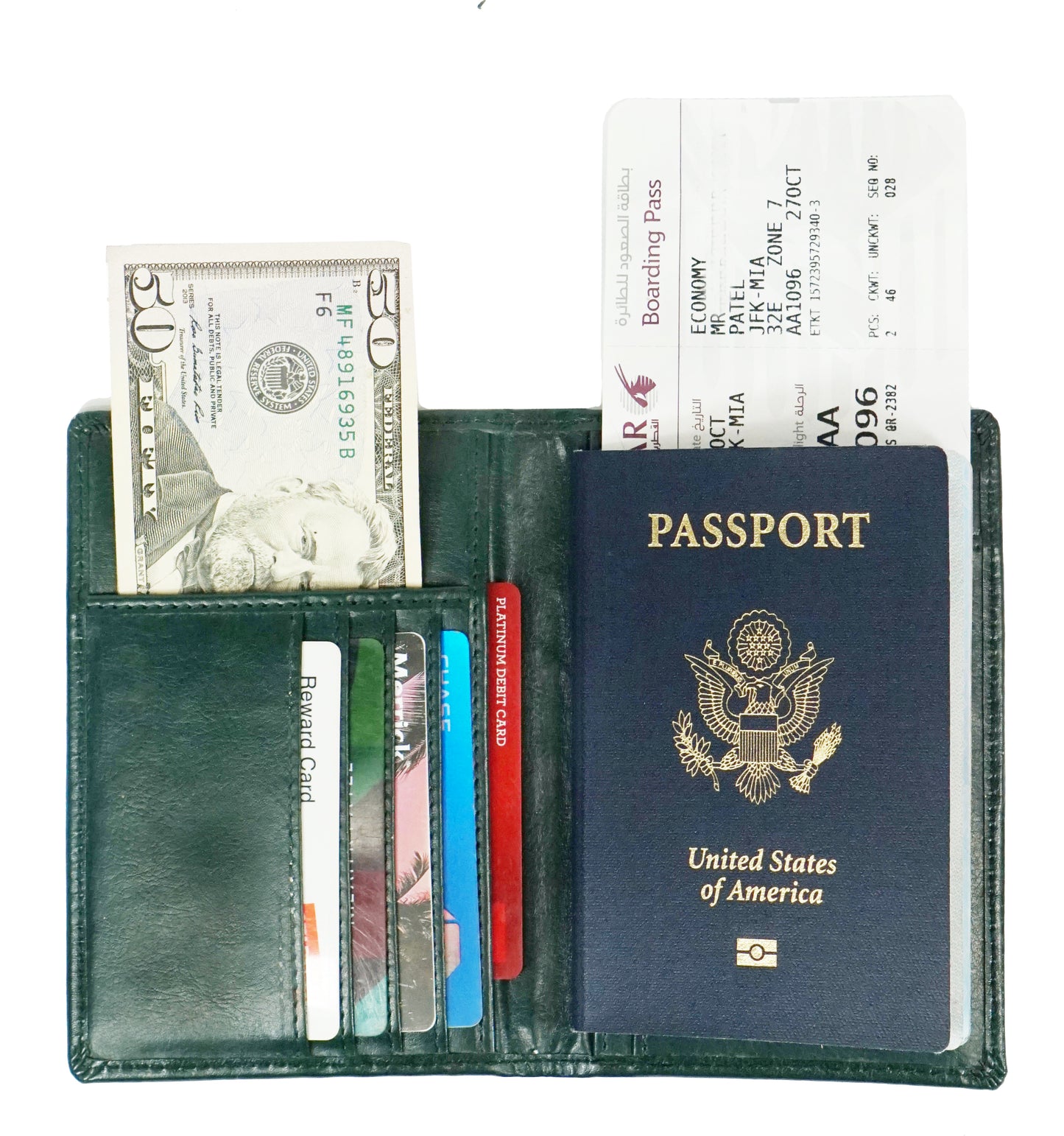 New Travel USA passport cover credit card holder wallet PC602