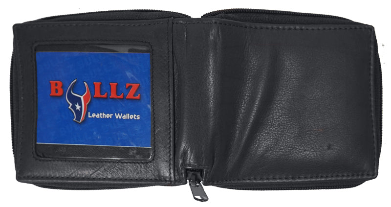 RFID Zipper Mens Wallet RF5102