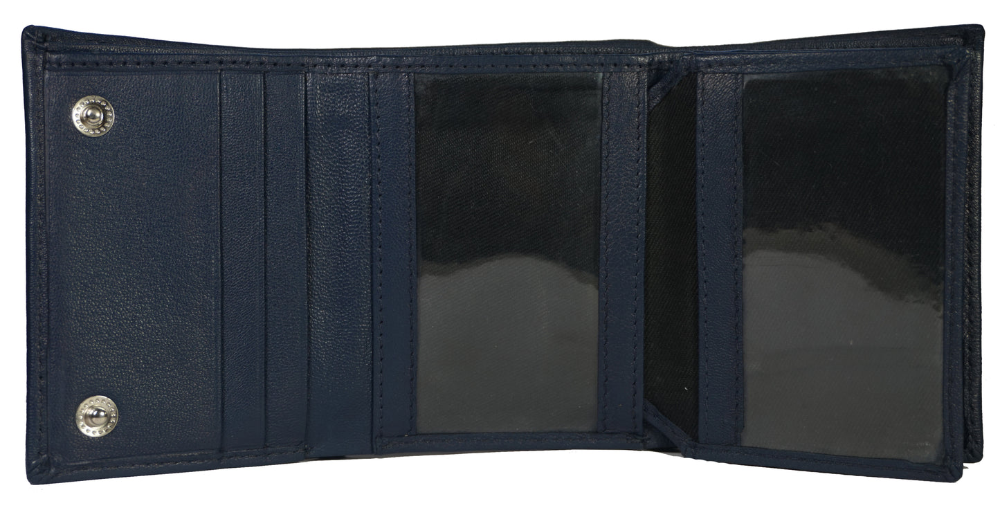 Trifold Mens Wallet TR11-BL