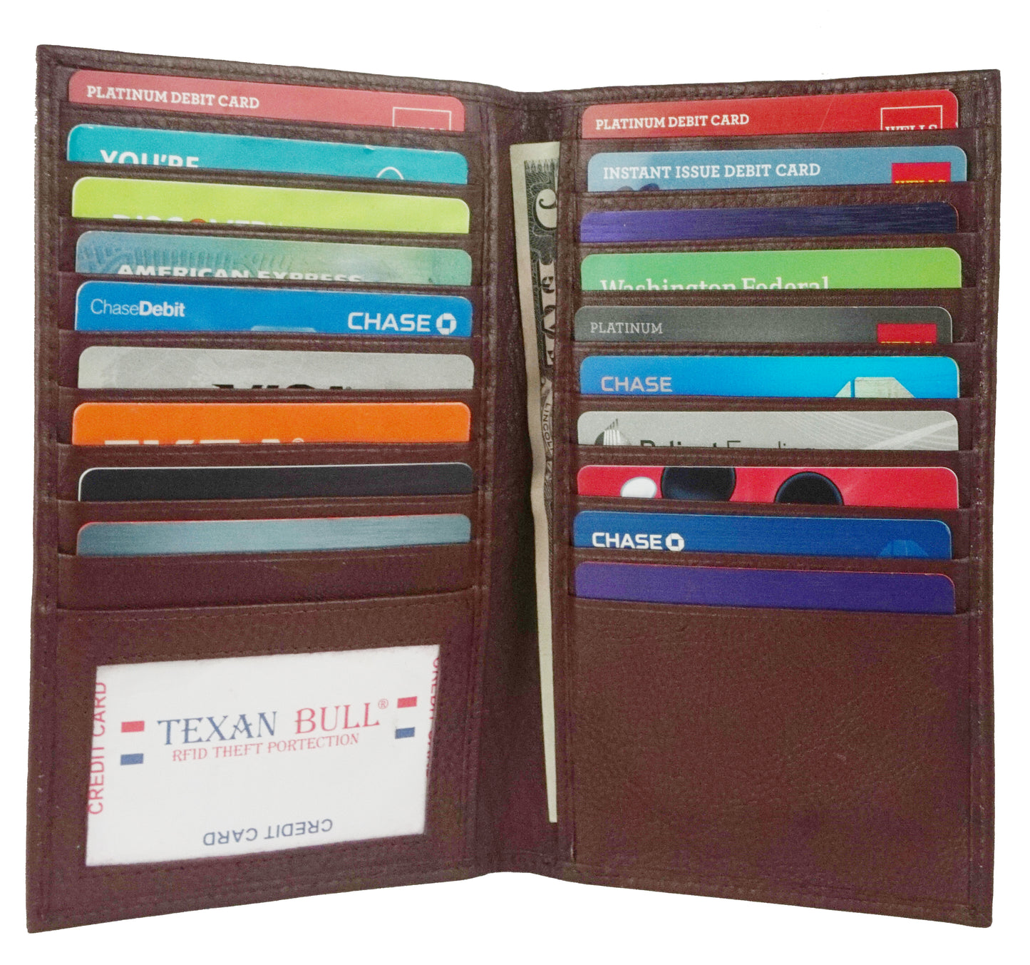 Texan Bull®Long credit card holder TXB-RF108