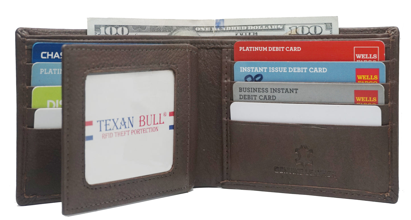 Texan Bull® RFID Mens Wallet TXB-RF1103