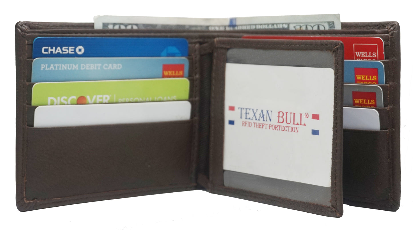 Texan Bull® RFID Mens Wallet TXB-RF1103