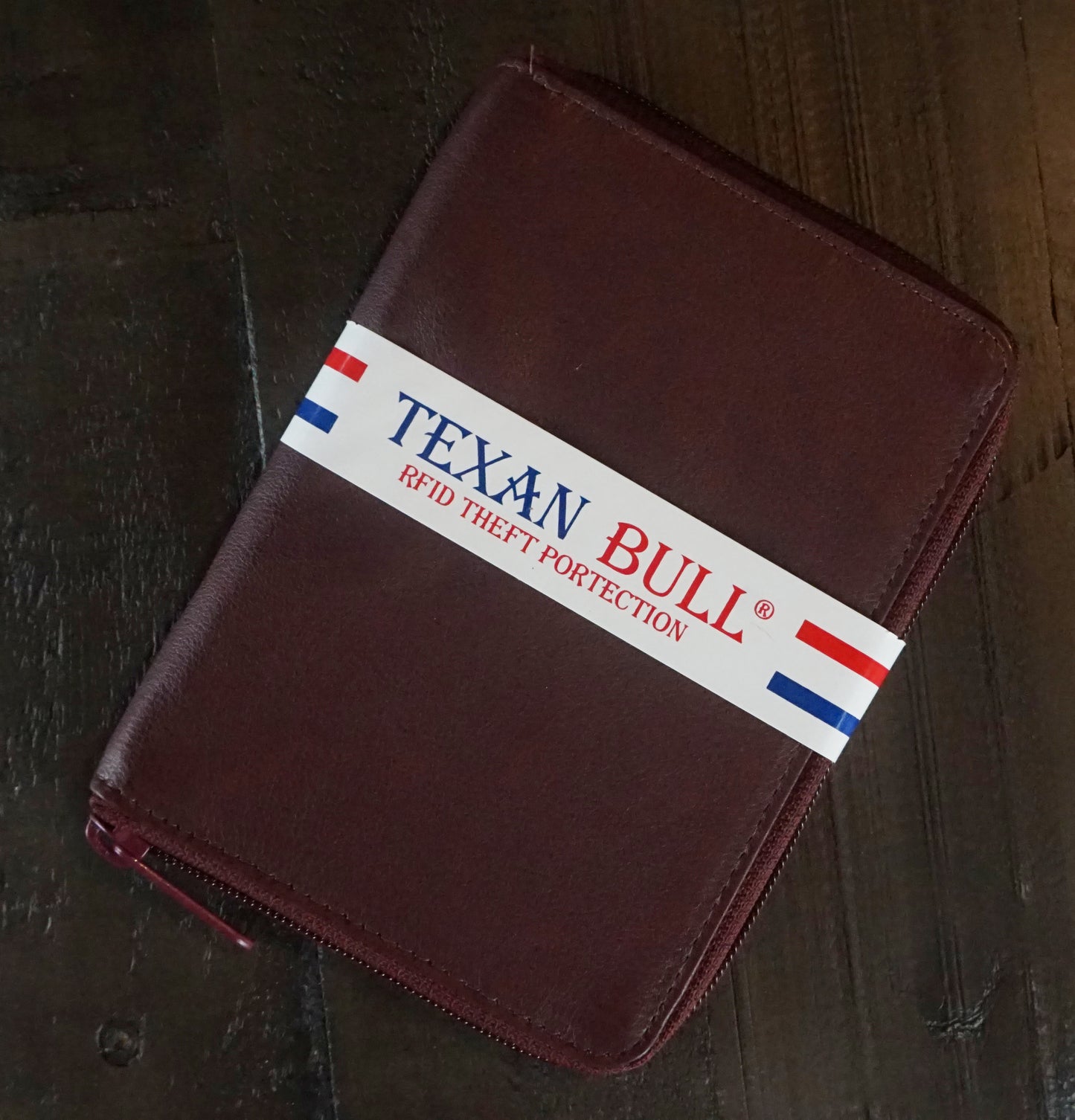 Texan Bull® Zip around RFID long credit card holder TXB-RF148