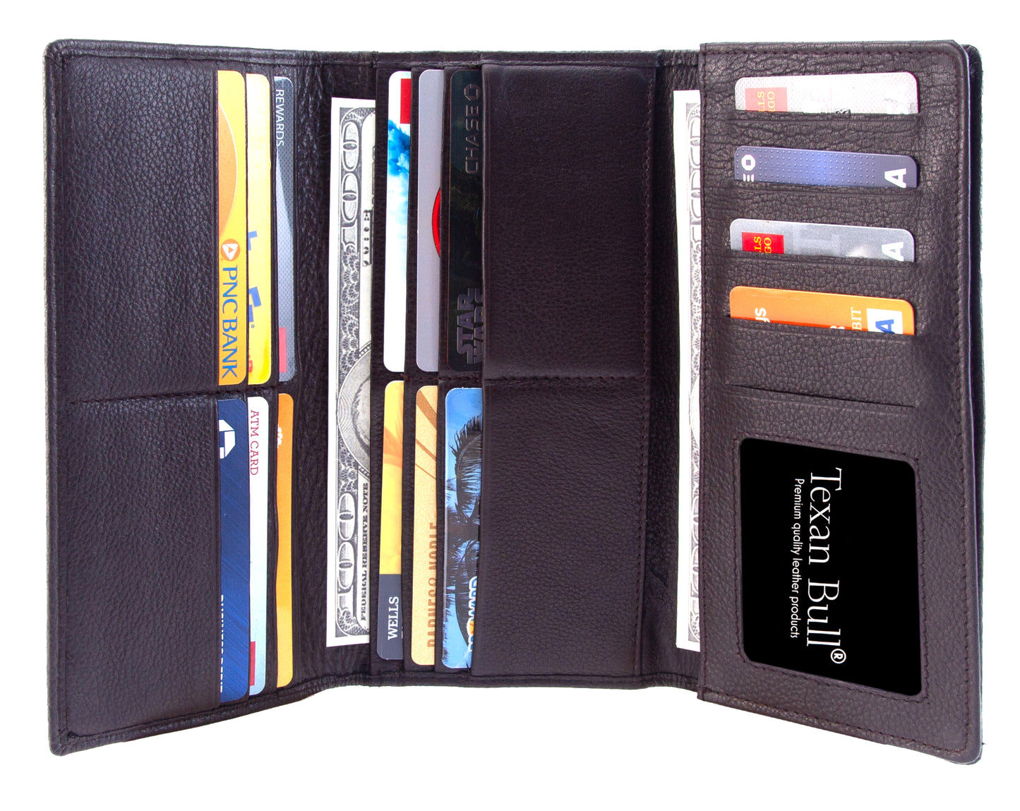 Texan Bull® RFID Trifold Wallet for Women